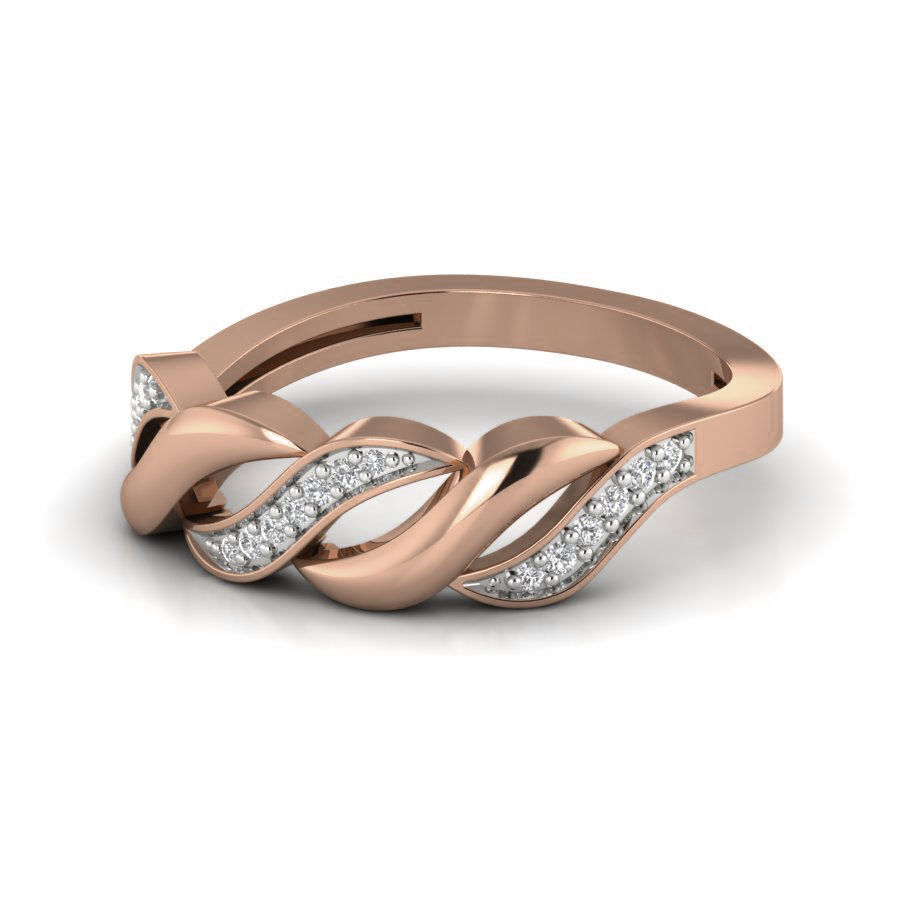 Women Diamond Ring 3dm render details 3D print model_3