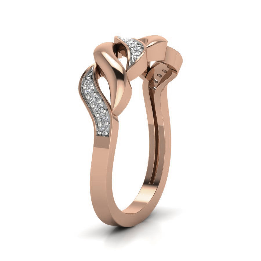 Women Diamond Ring 3dm render details 3D print model_2