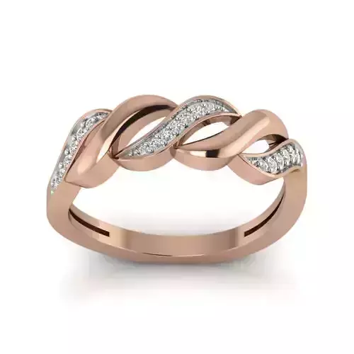 Women Diamond Ring 3dm render details