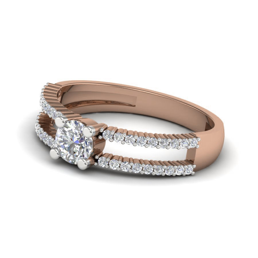 Women solitaire ring 3dm render detail 3D print model_3