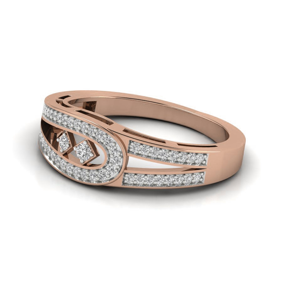 Women Diamond Ring 3dm render details 3D print model_3