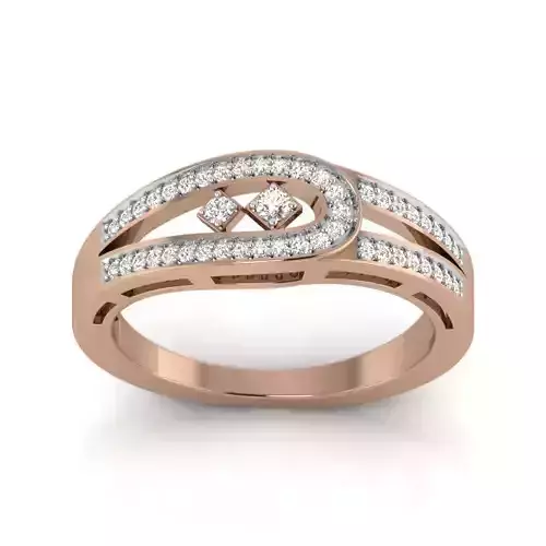 Women Diamond Ring 3dm render details