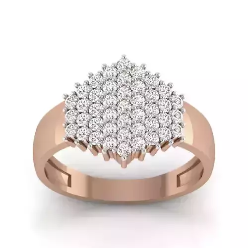 Women Diamond Ring 3dm render details