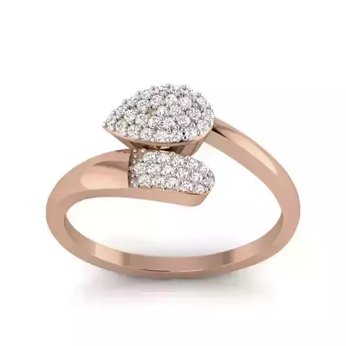 Women Diamond Ring 3dm render details