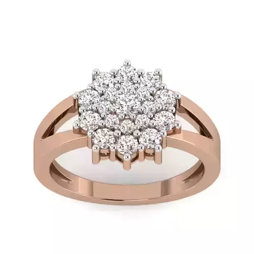 Women Diamond Ring 3dm render details
