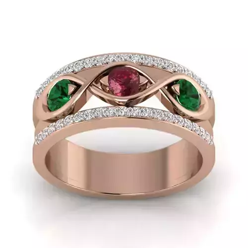 Diamond Band 3dm render details 3D print model