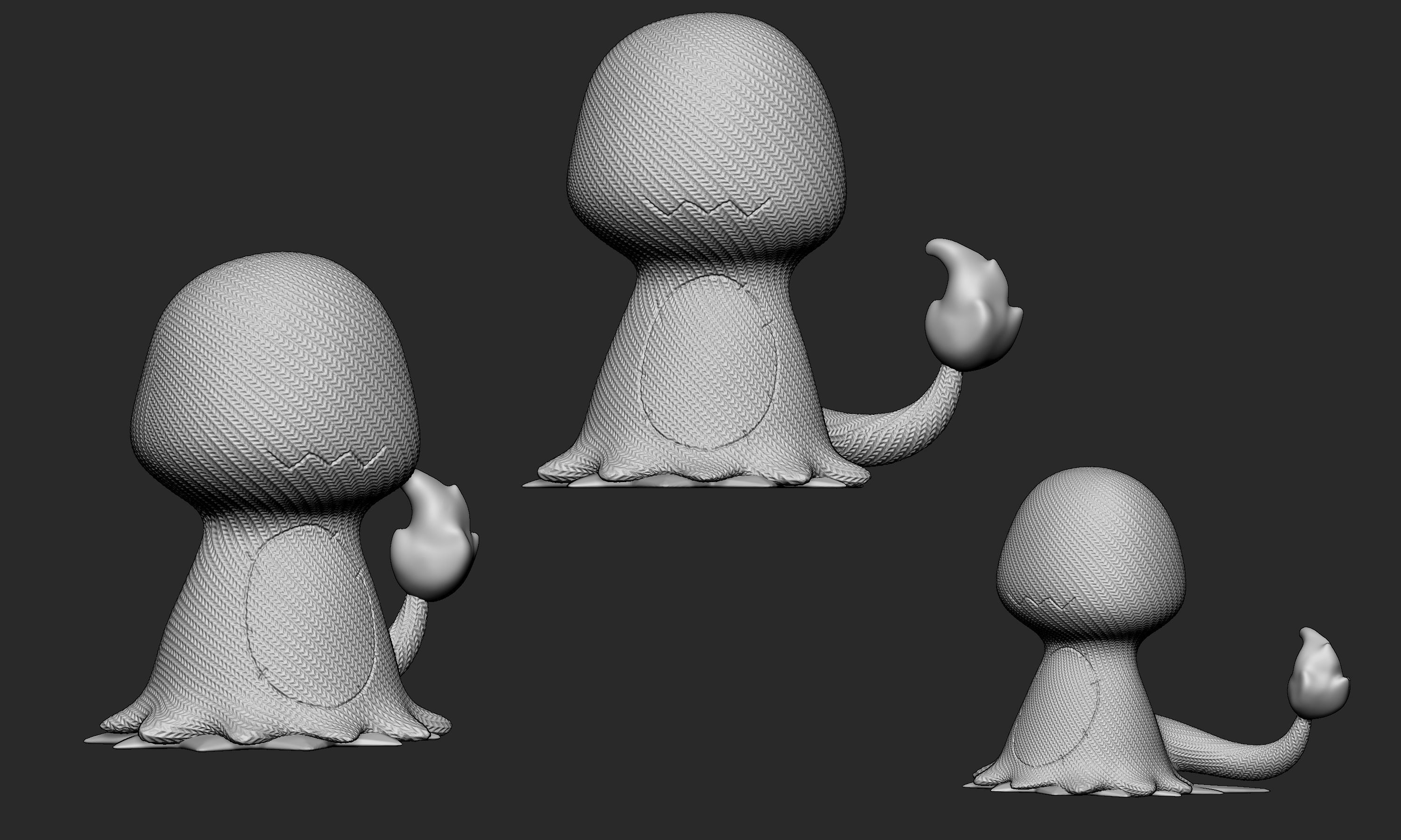 Pokemon - Mimikyu Charmander  Free 3D print model_5