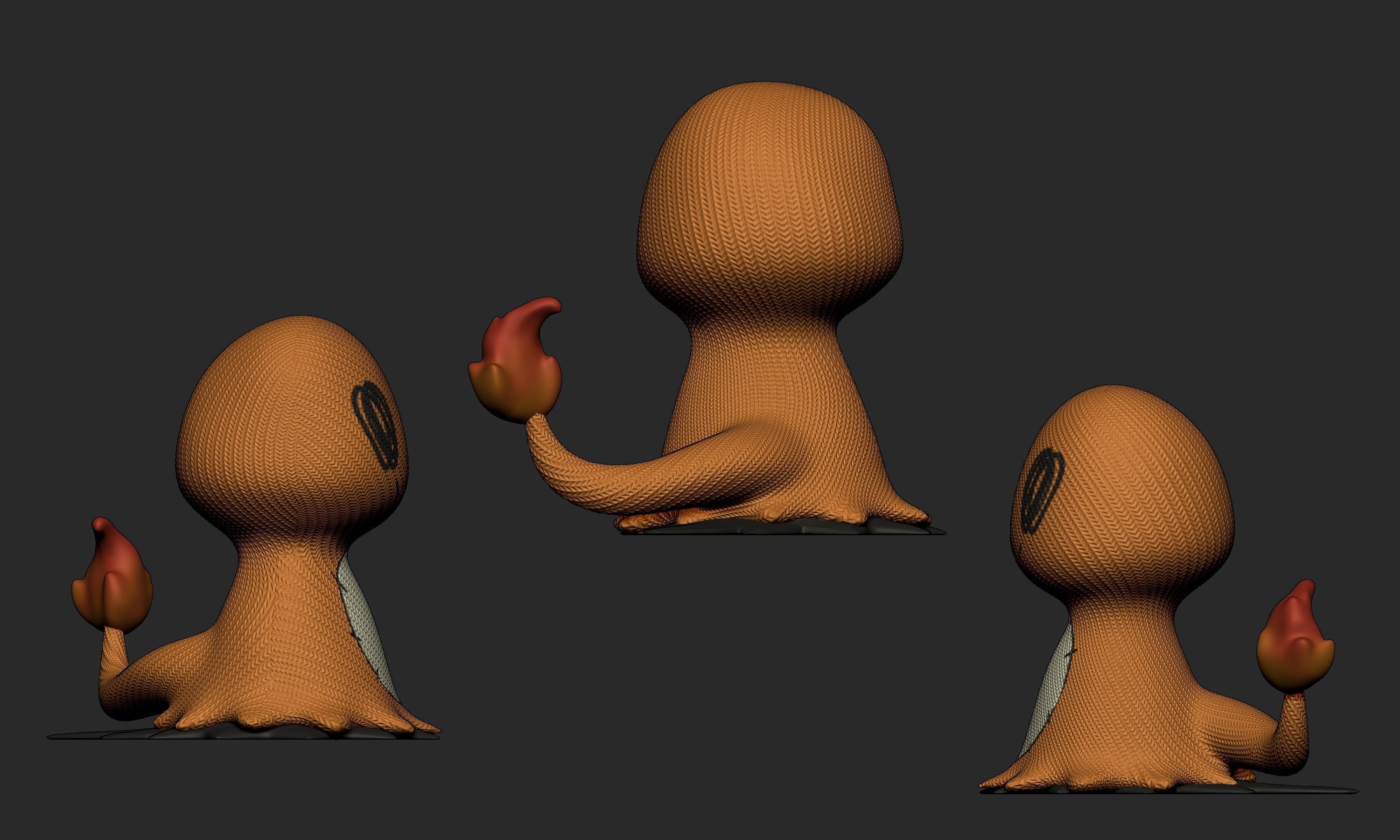 Pokemon - Mimikyu Charmander  Free 3D print model_3