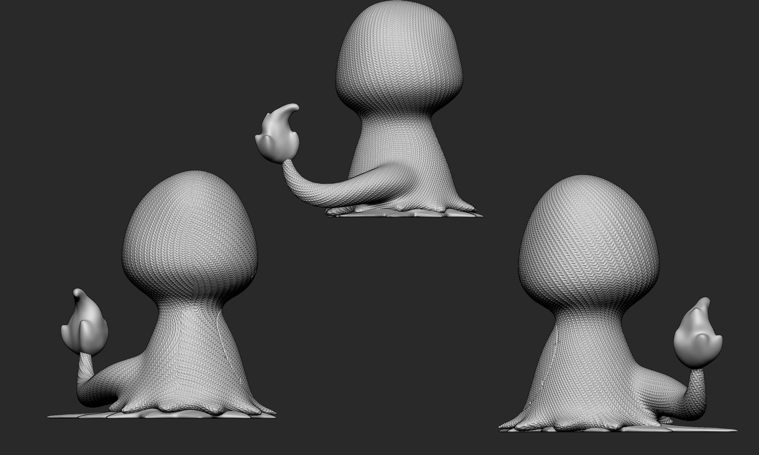 Pokemon - Mimikyu Charmander  Free 3D print model_6