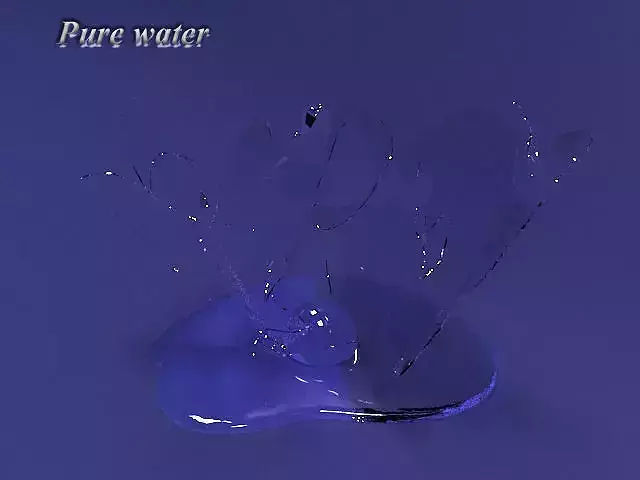 water drop shape Low-poly 3D model water drop shape Low-poly 3D model