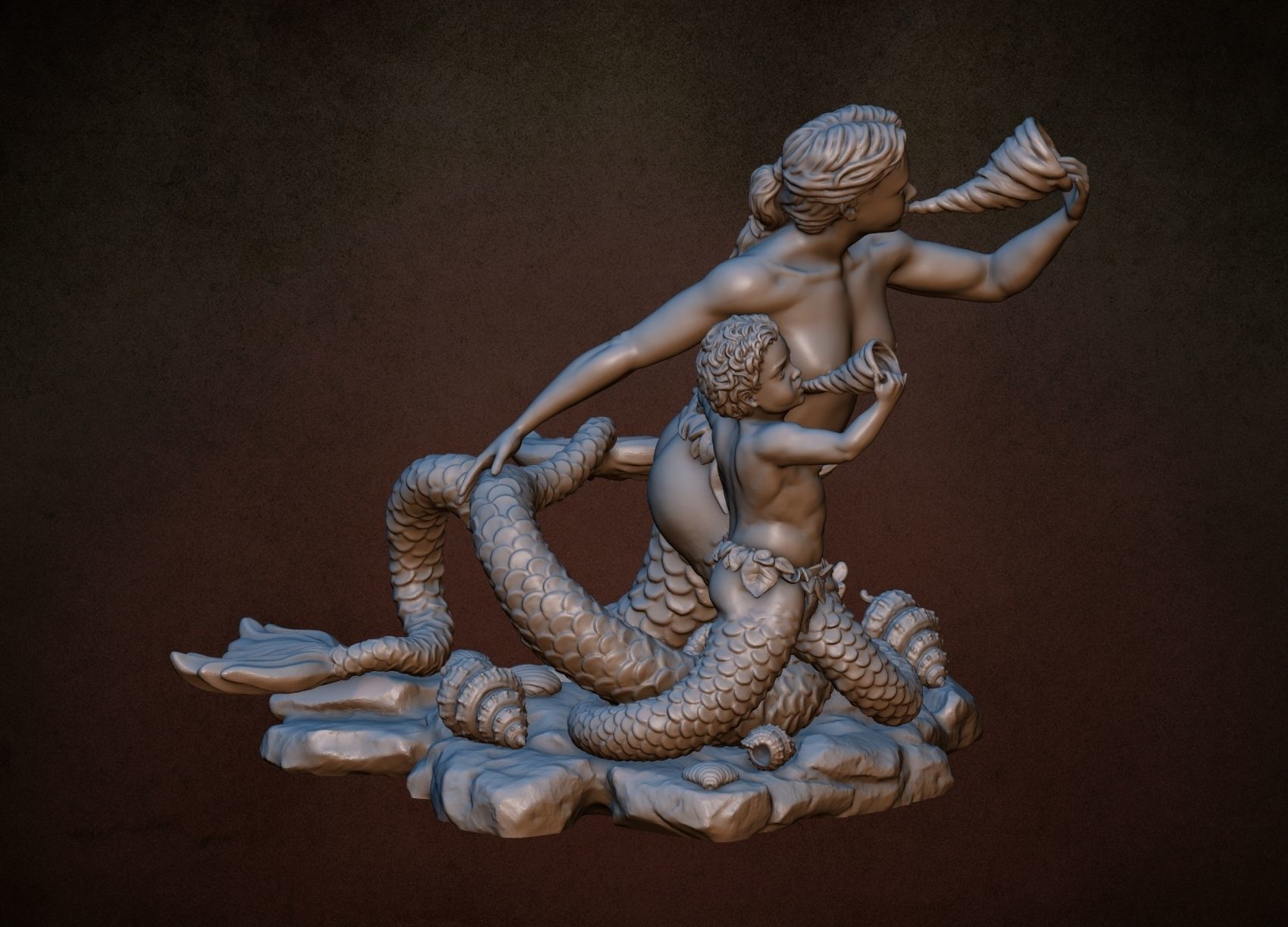 Naiad and Triton 3D print model_15