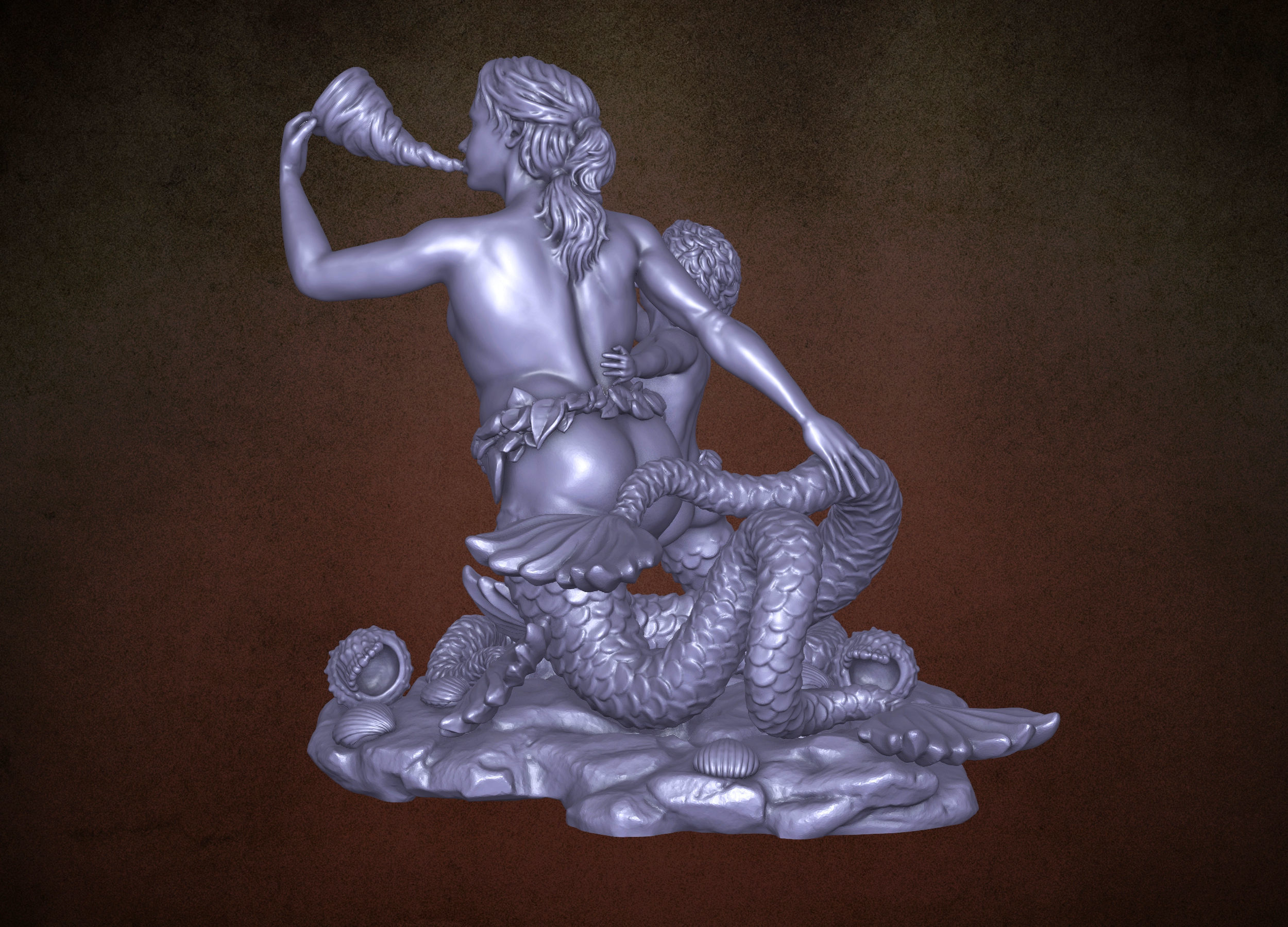 Naiad and Triton 3D print model_6