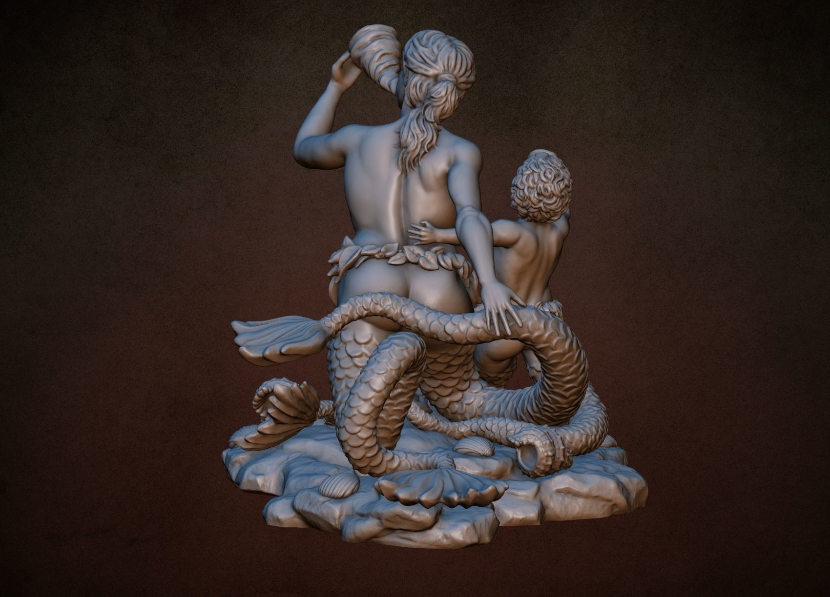 Naiad and Triton 3D print model_17