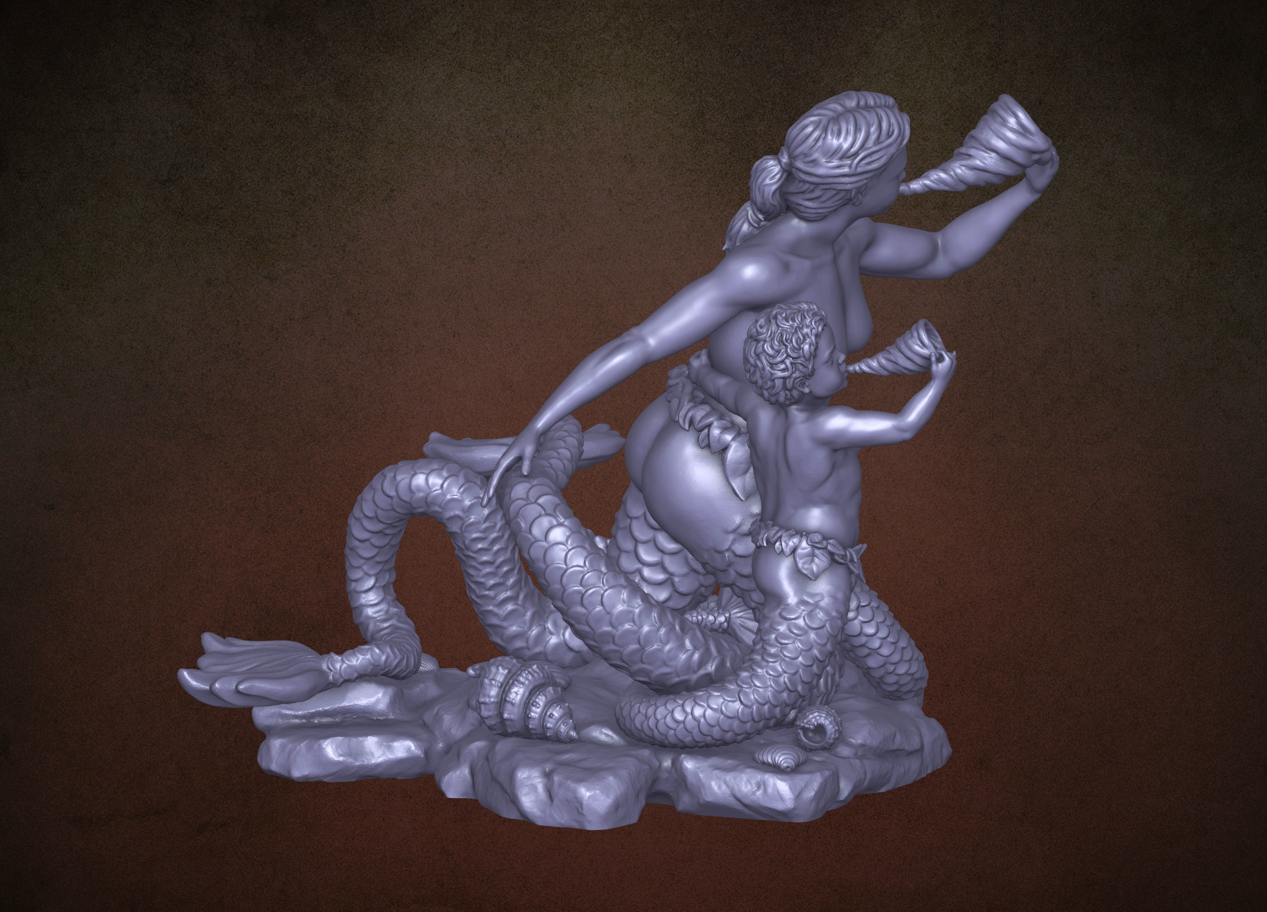 Naiad and Triton 3D print model_3