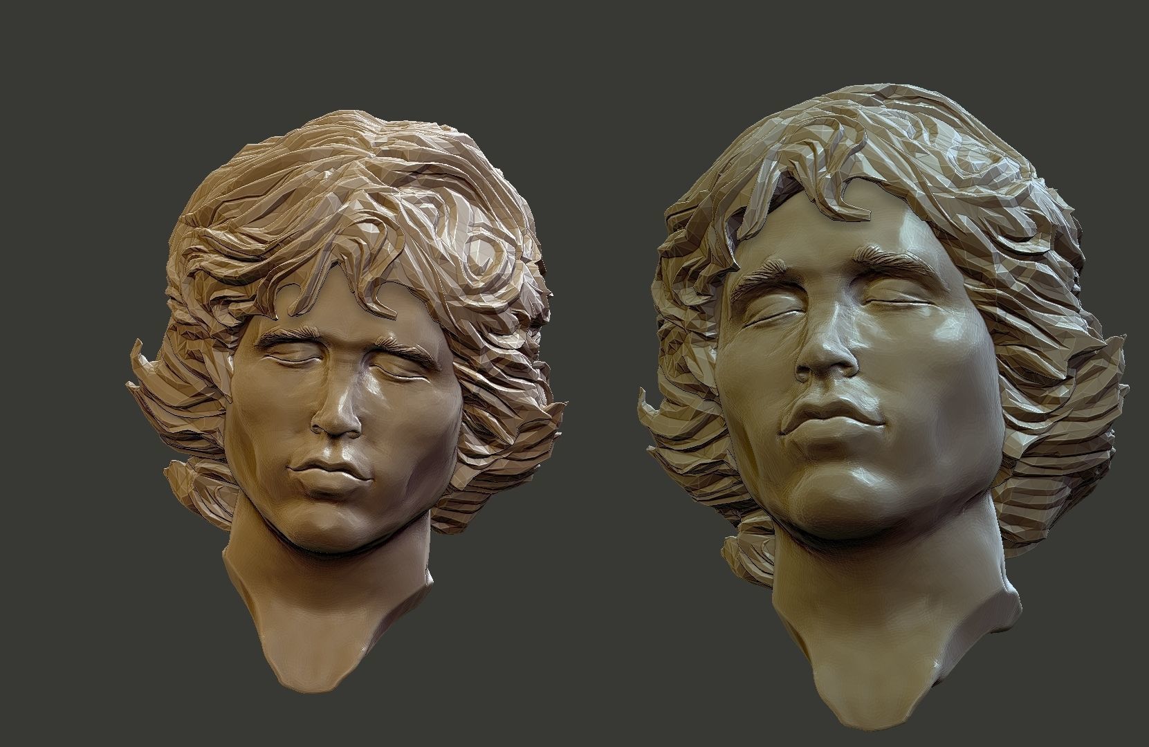 jim morrison 3D print model_10