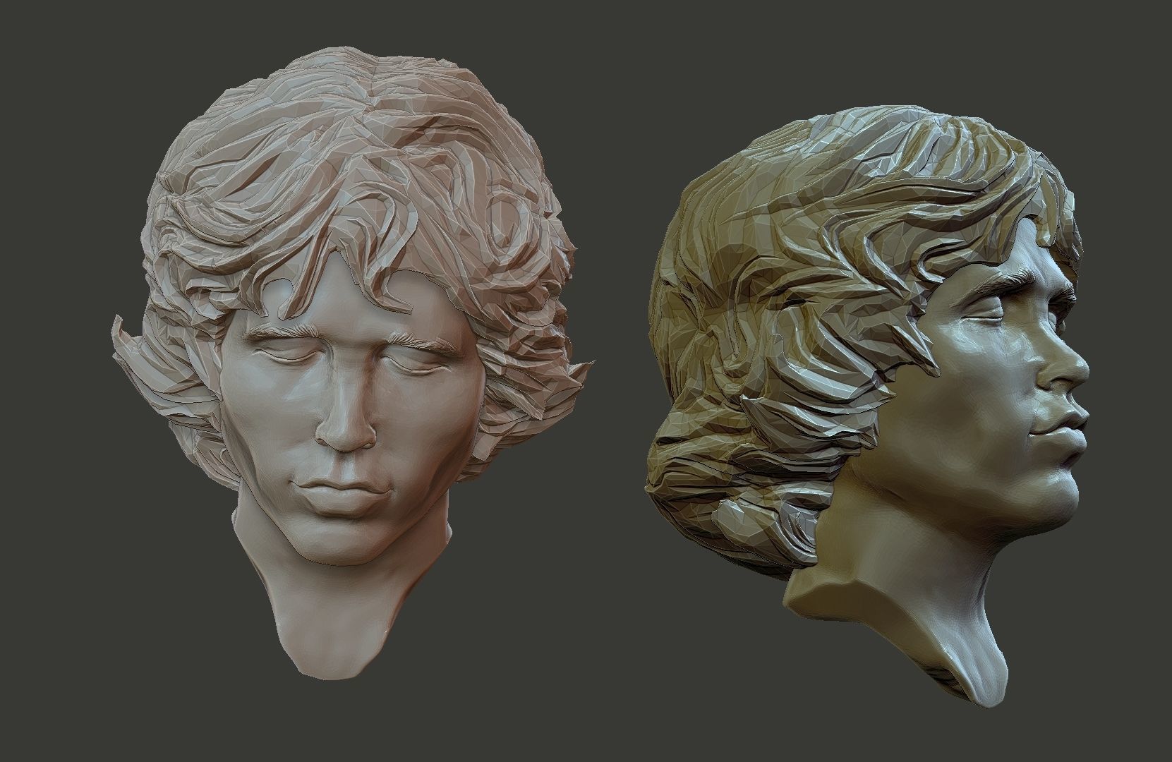 jim morrison 3D print model_7