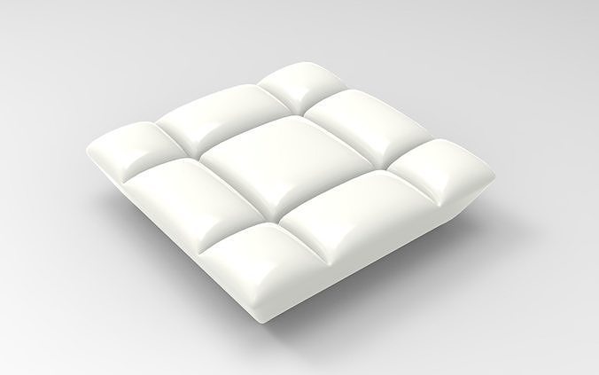 Kafka Pouf Low-poly 3D model