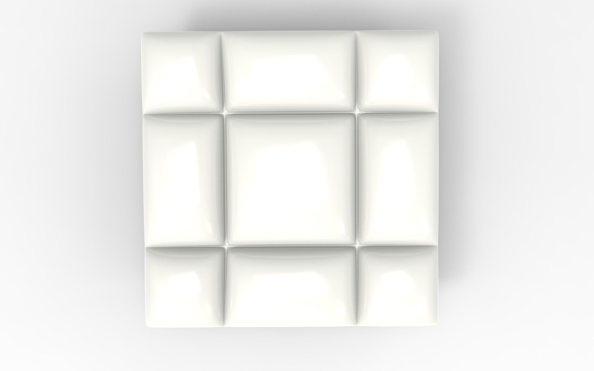 Kafka Pouf Low-poly 3D model_4