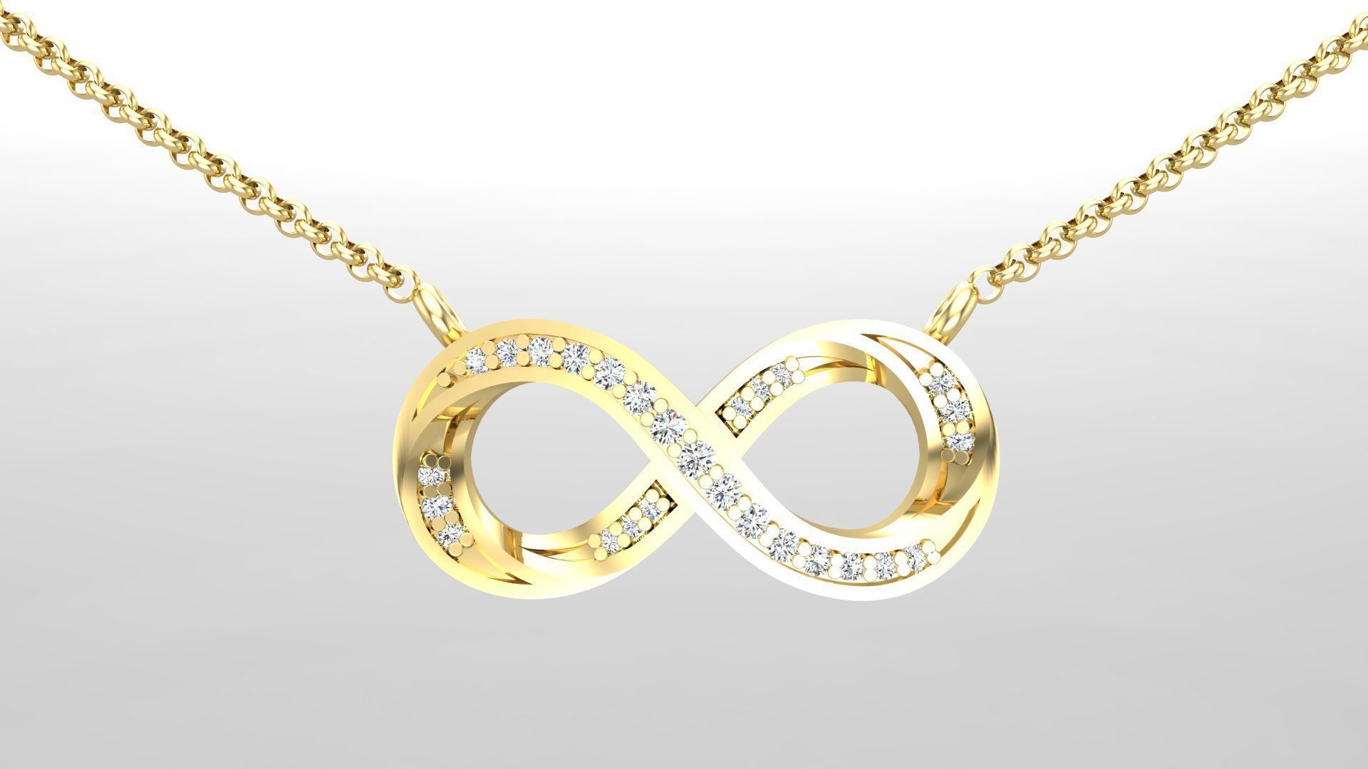 C7 The luxury female Pendant Bracelet Ring 3D Model Collection_36
