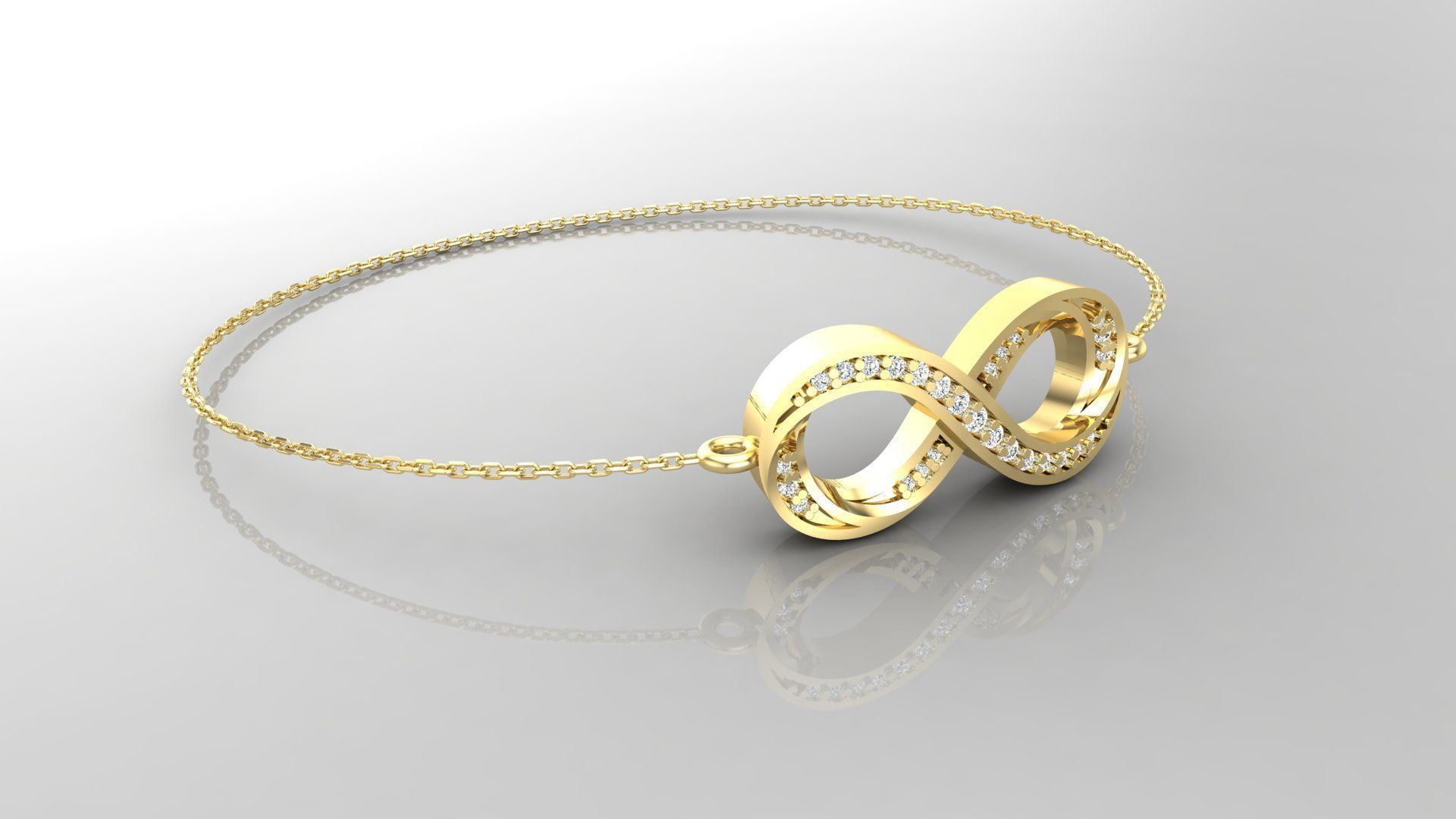 C7 The luxury female Pendant Bracelet Ring 3D Model Collection_44