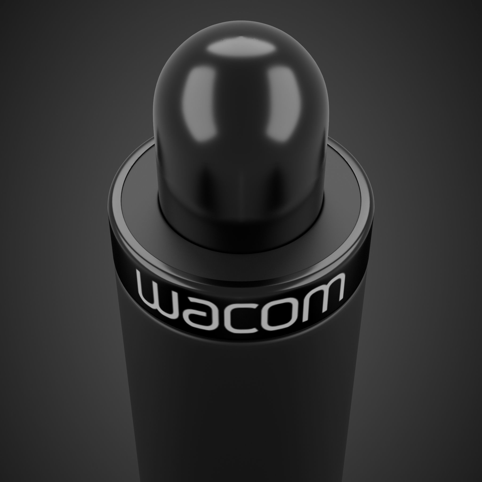 Wacom Pen And Stand Low-poly 3D model_21