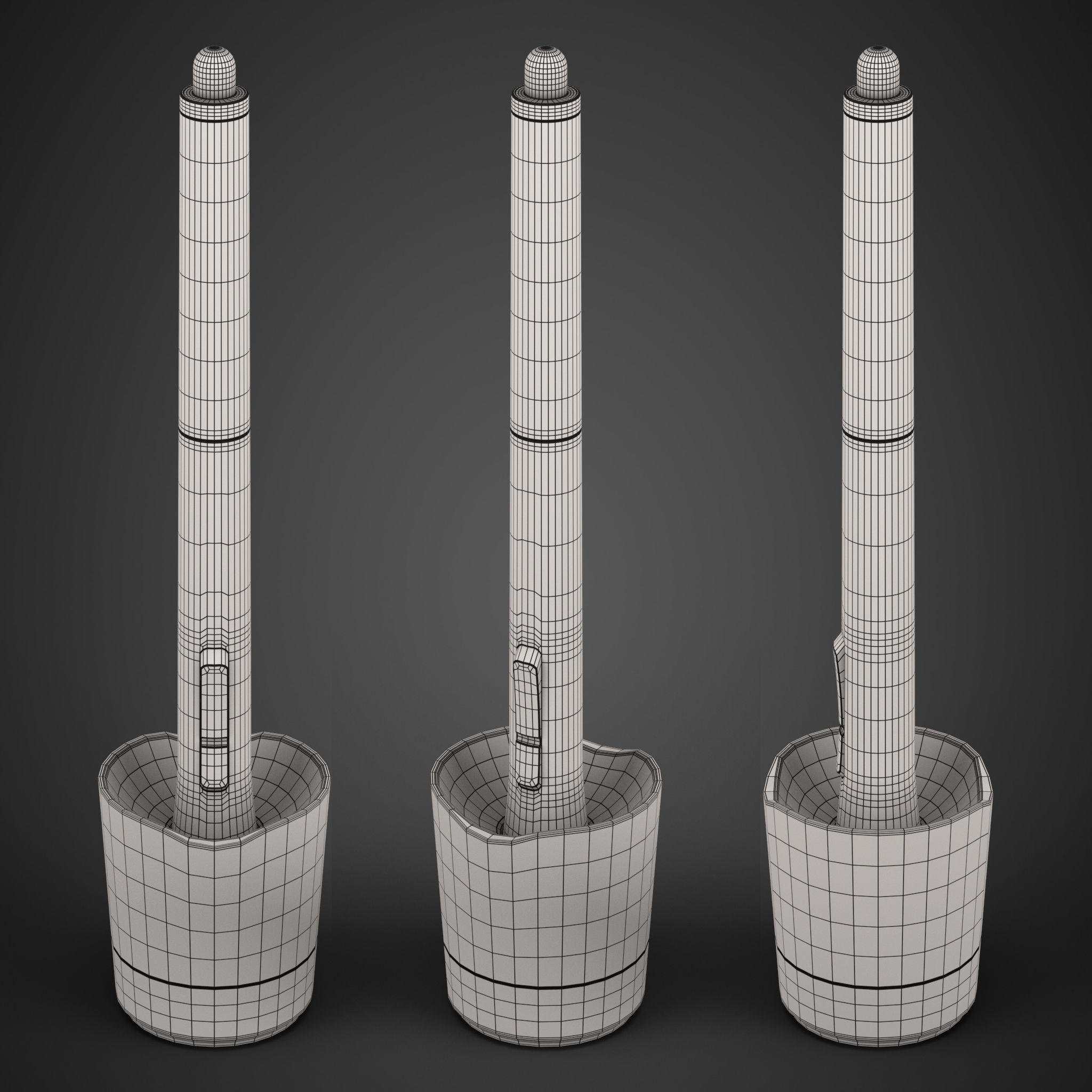 Wacom Pen And Stand Low-poly 3D model_24