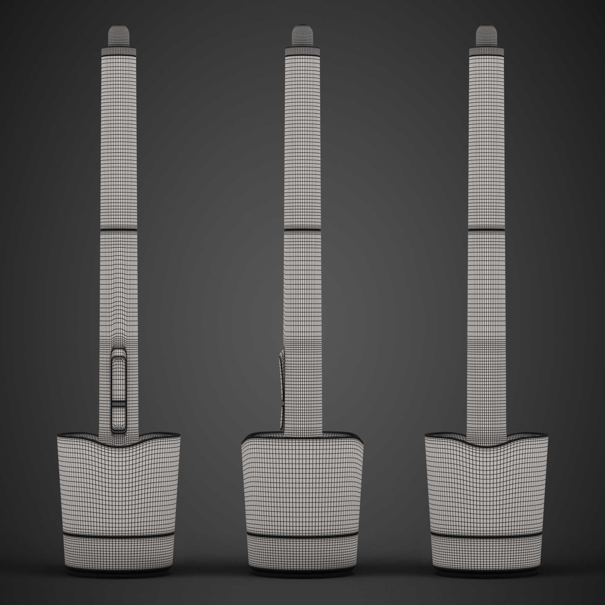 Wacom Pen And Stand Low-poly 3D model_23