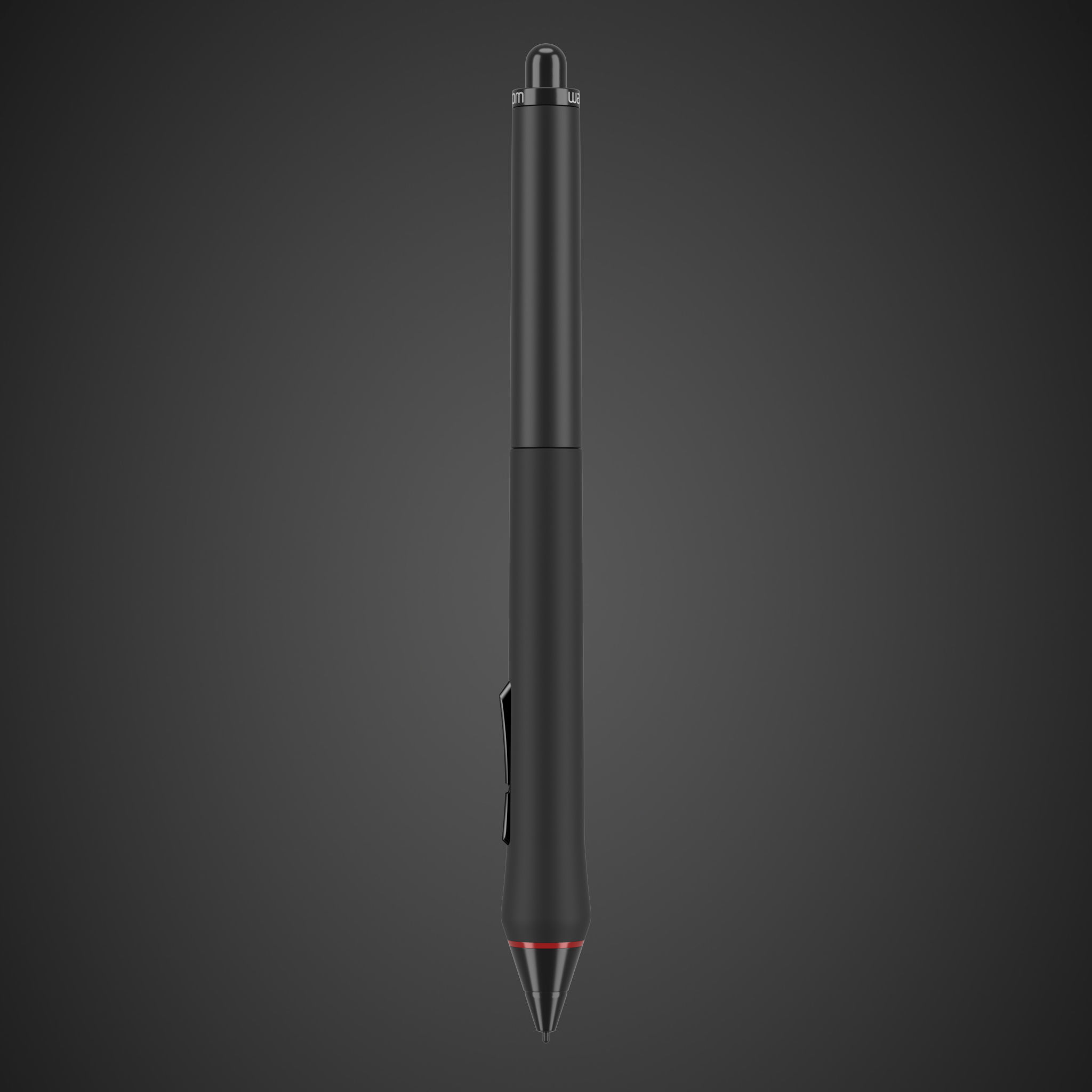 Wacom Pen And Stand Low-poly 3D model_9
