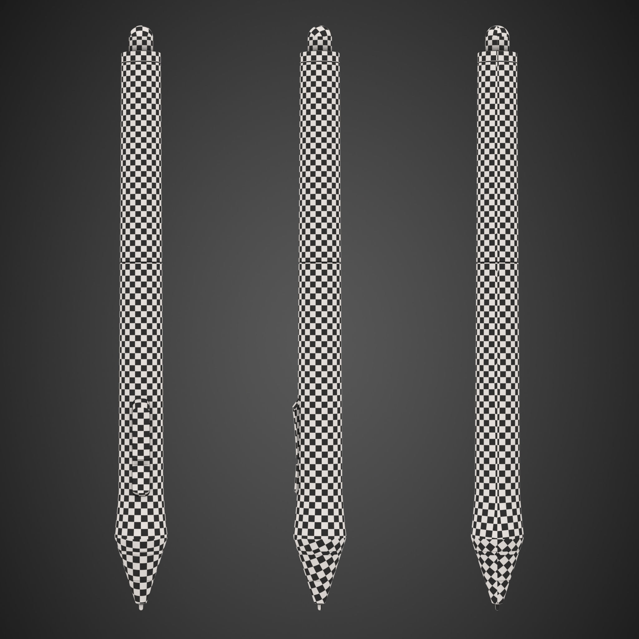 Wacom Pen And Stand Low-poly 3D model_52