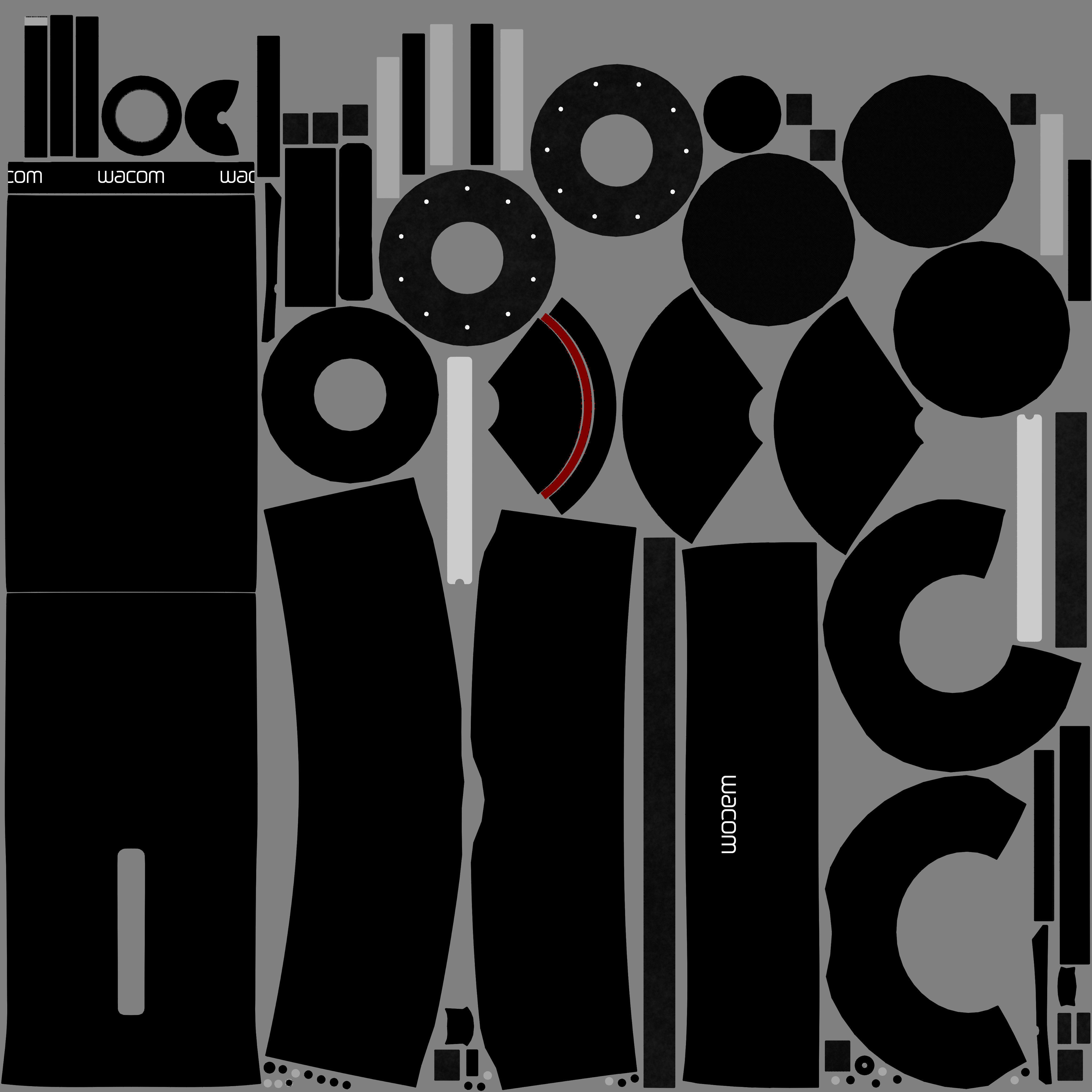 Wacom Pen And Stand Low-poly 3D model_59