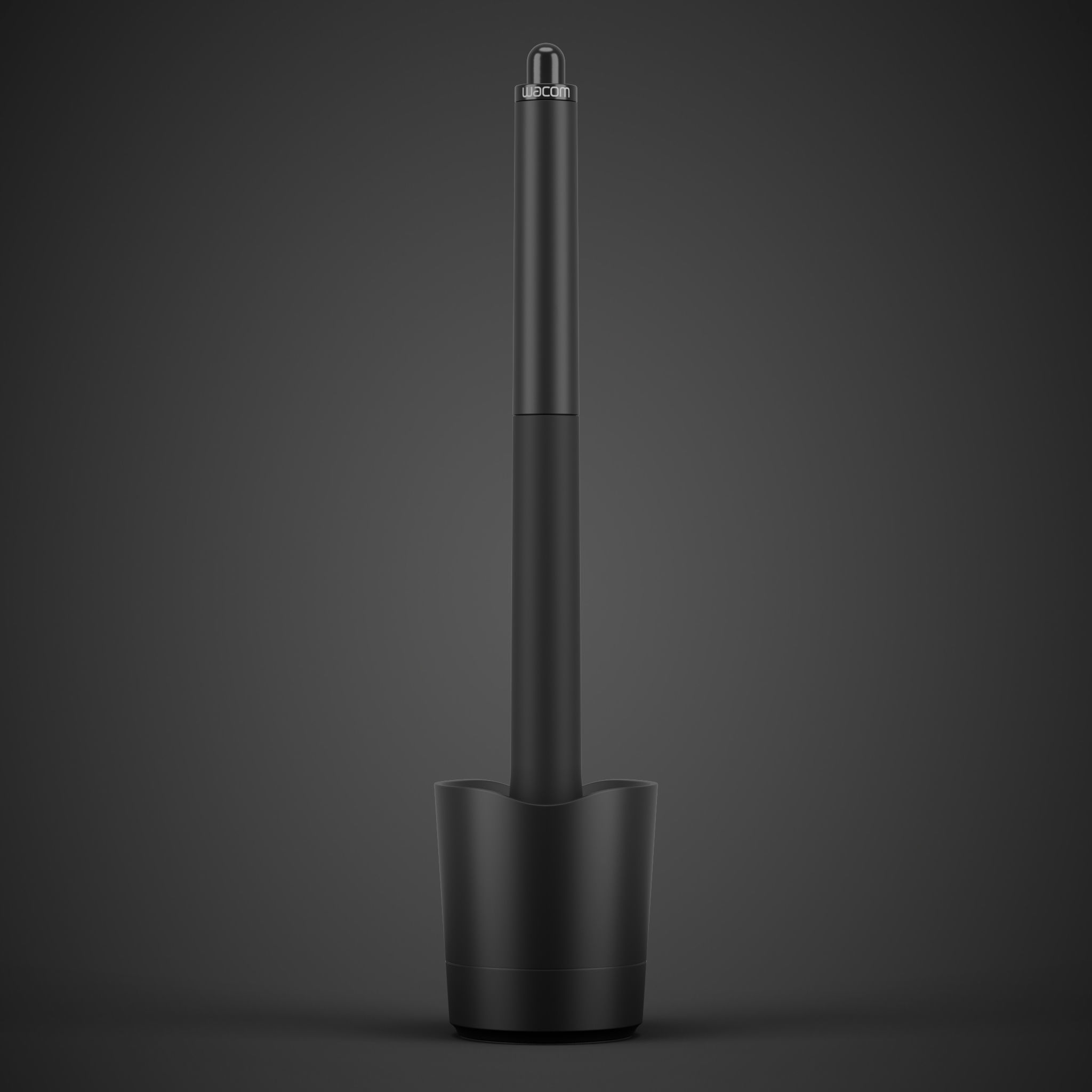 Wacom Pen And Stand Low-poly 3D model_4