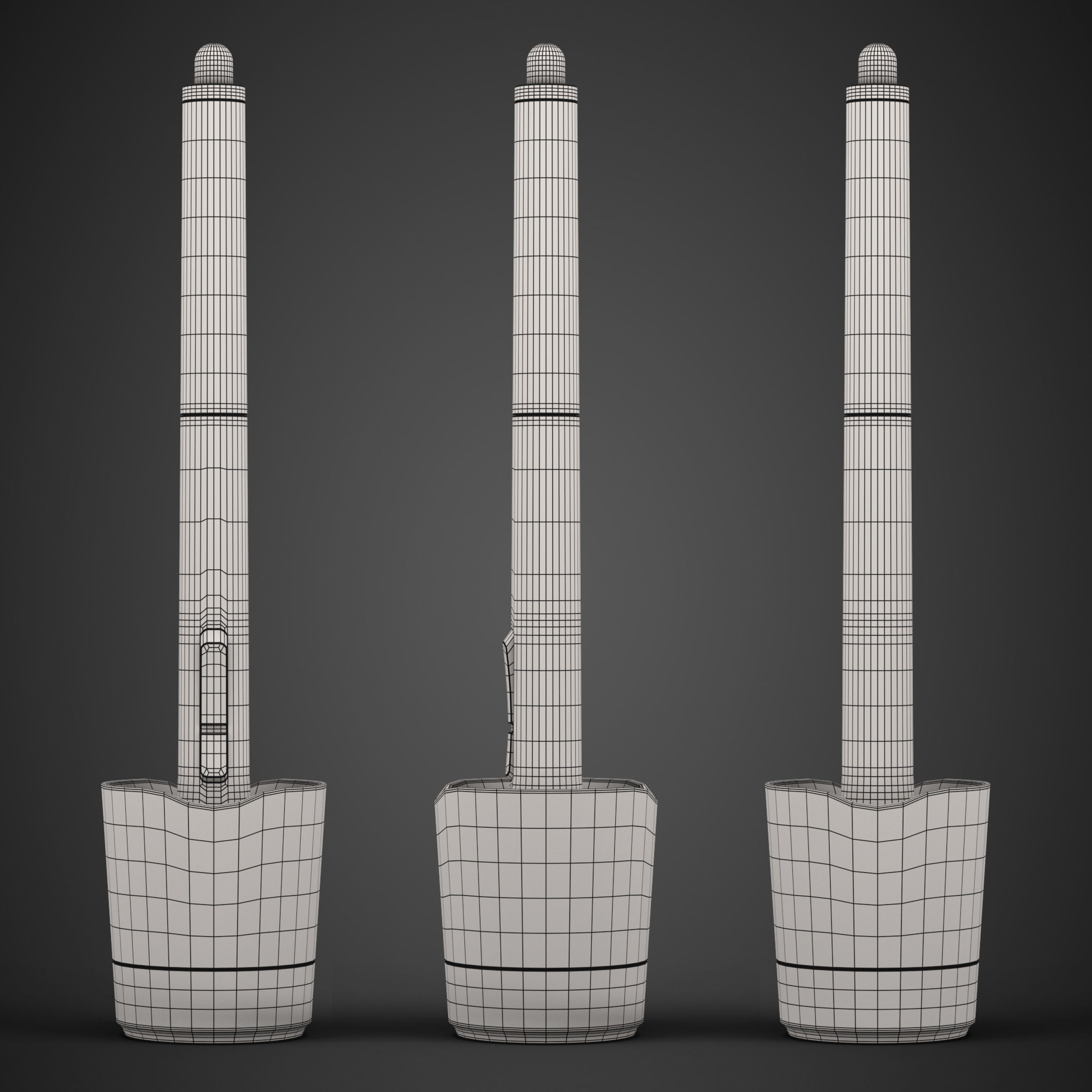 Wacom Pen And Stand Low-poly 3D model_22