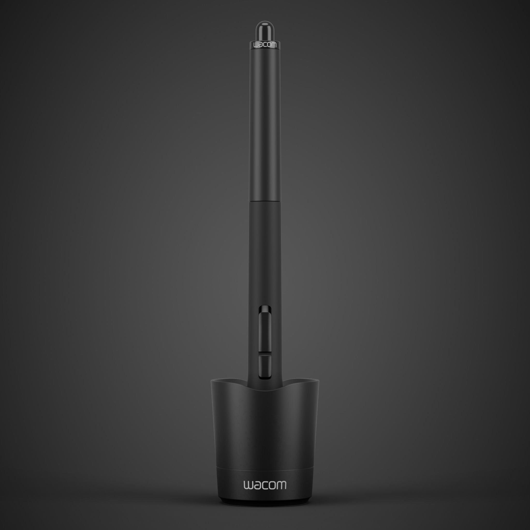 Wacom Pen And Stand Low-poly 3D model_2