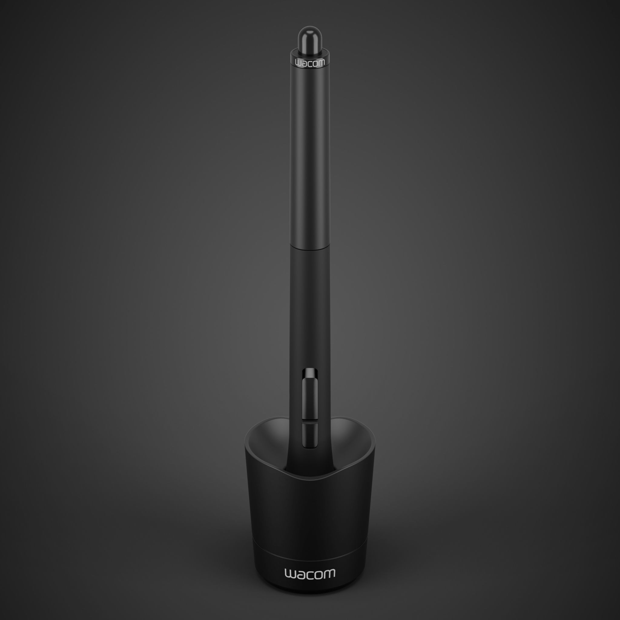 Wacom Pen And Stand Low-poly 3D model_5
