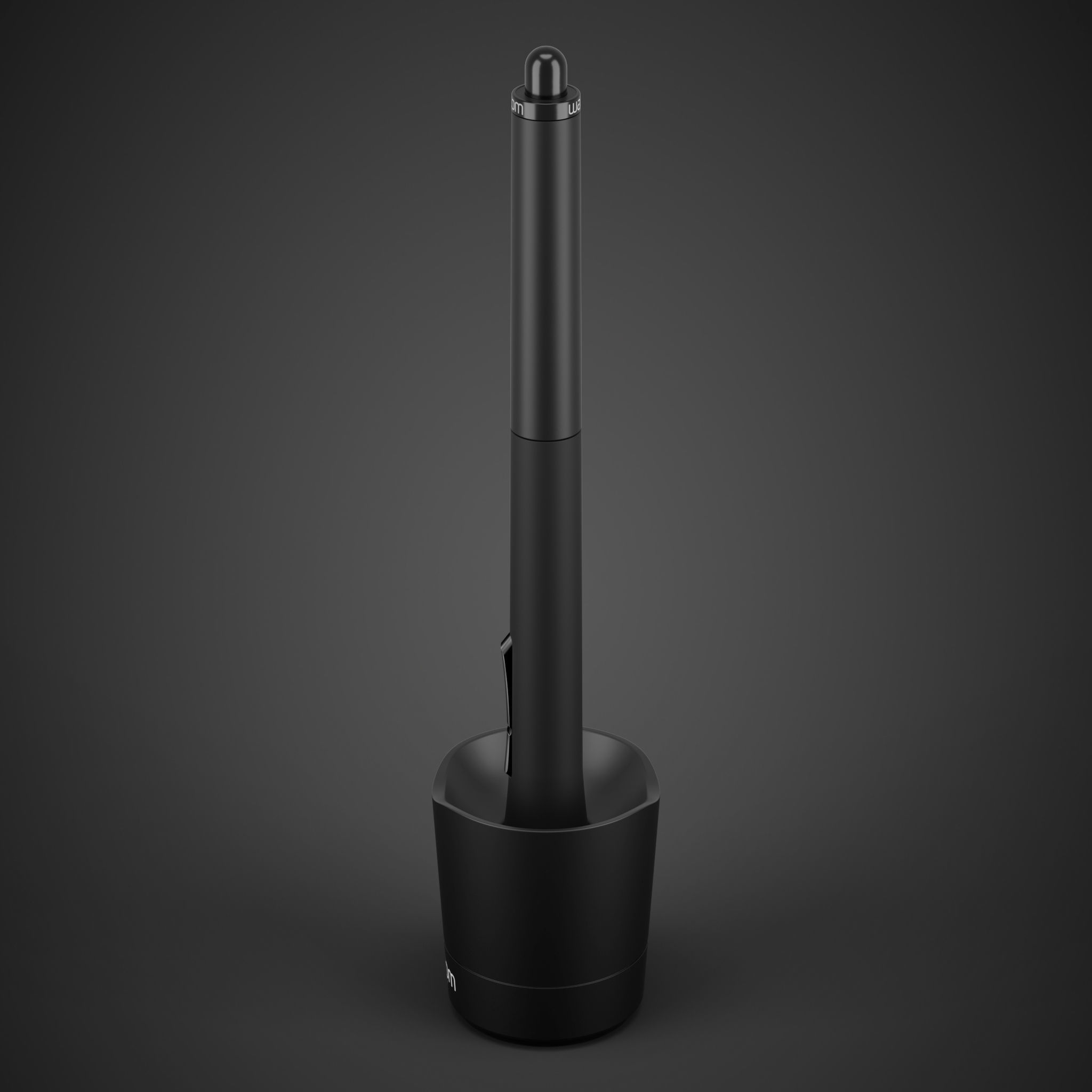 Wacom Pen And Stand Low-poly 3D model_7