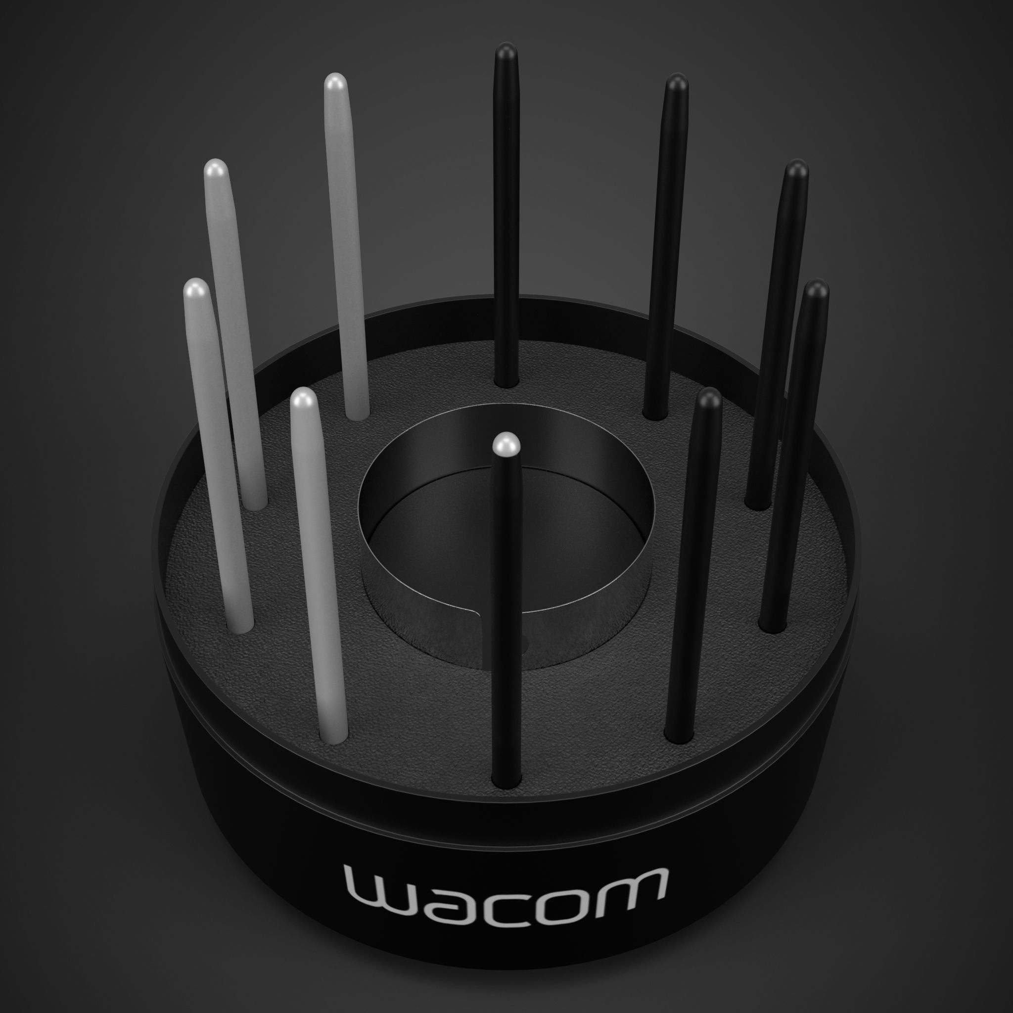 Wacom Pen And Stand Low-poly 3D model_16