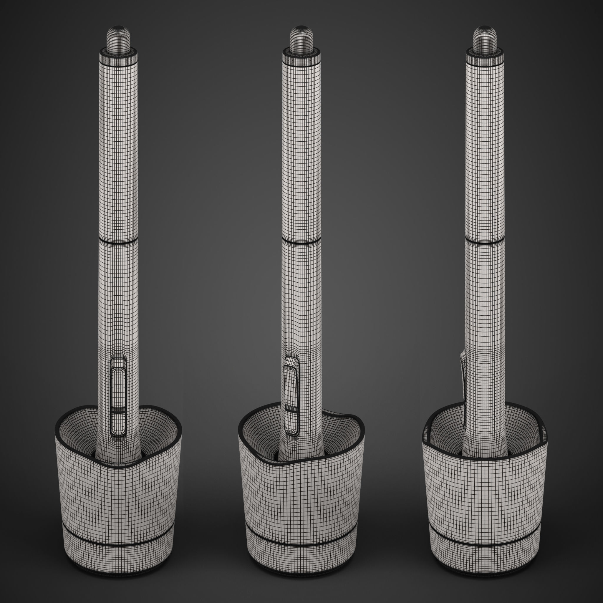 Wacom Pen And Stand Low-poly 3D model_25