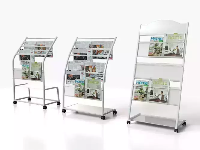 Magazine Rack 3D model
