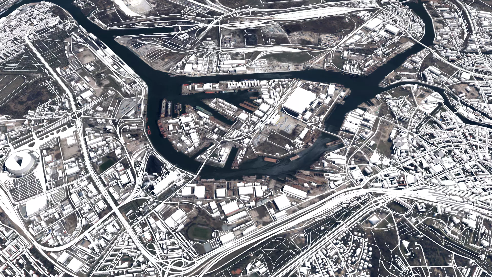 Cityscape Gdansk Poland 3D model_0