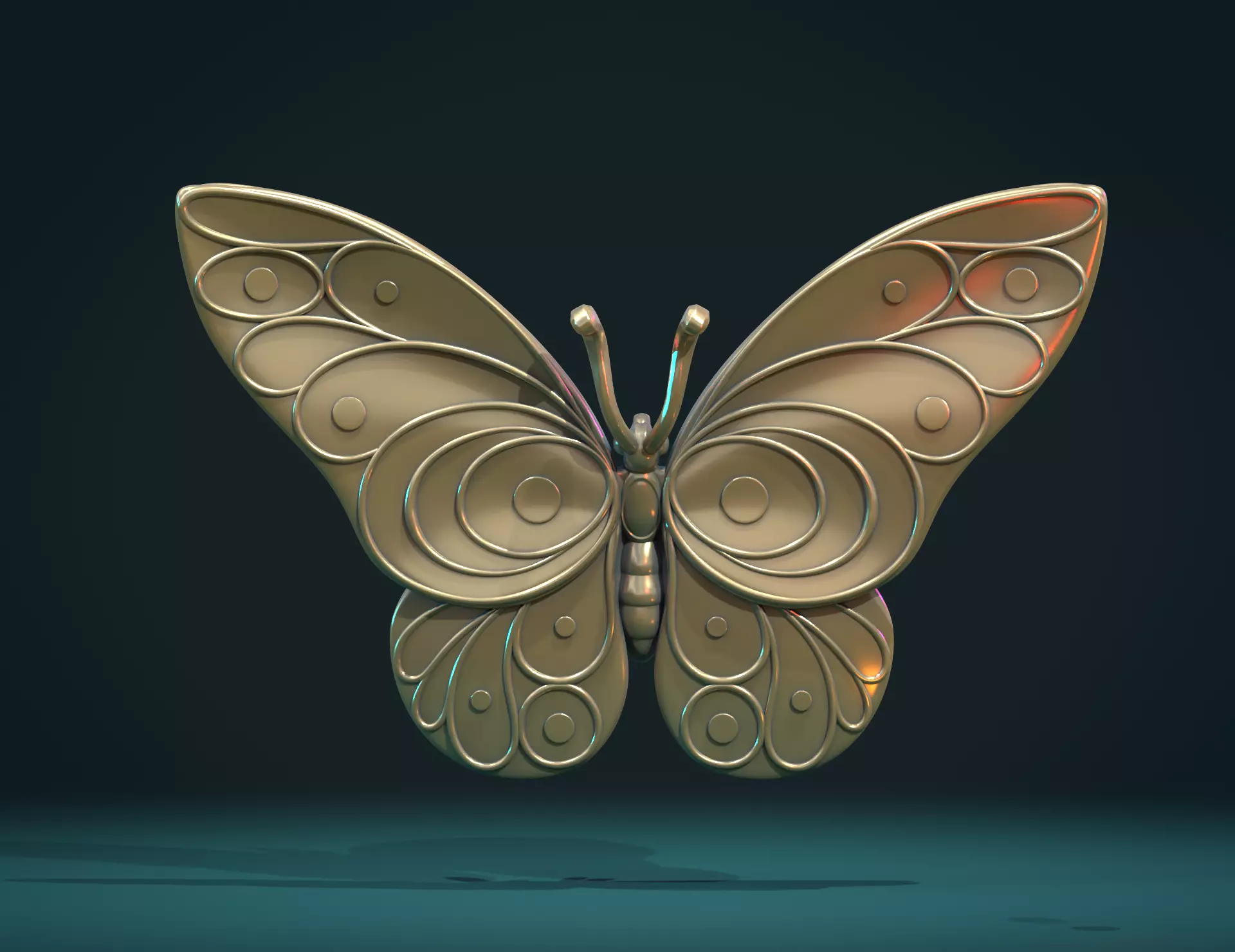 Butterfly 3D print model_0