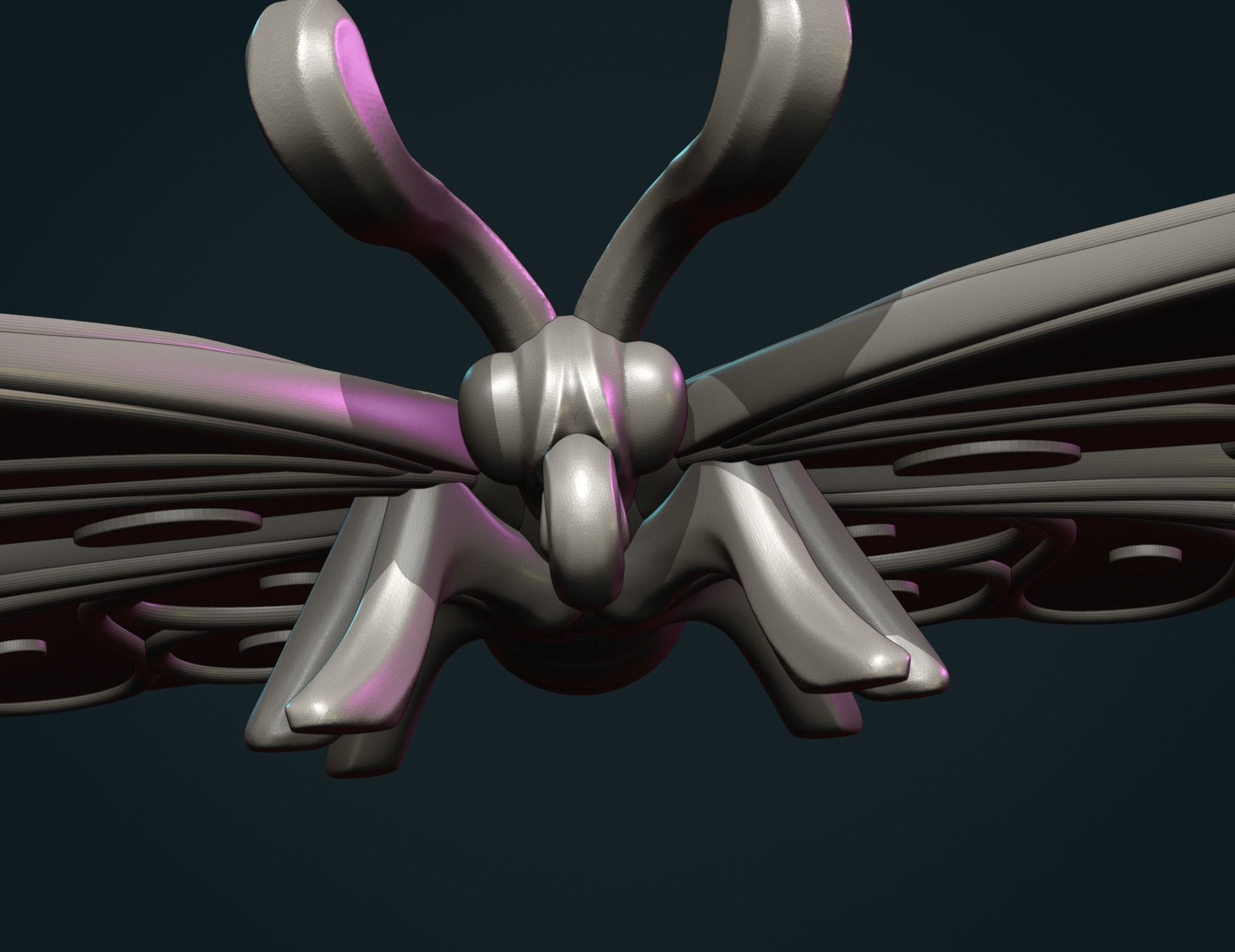 Butterfly 3D print model_7