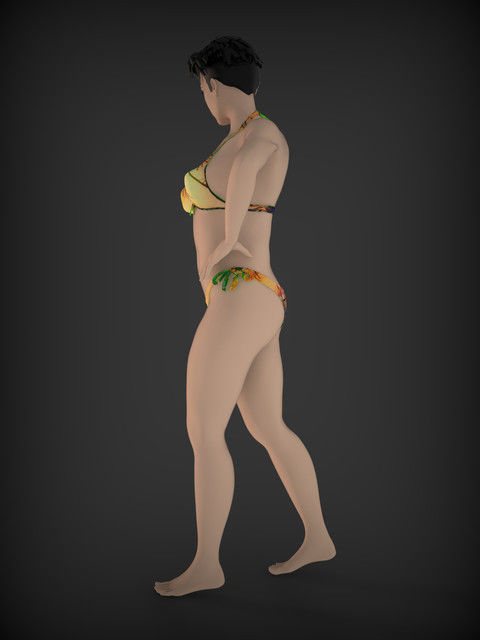 sexy girl 3D print model_4