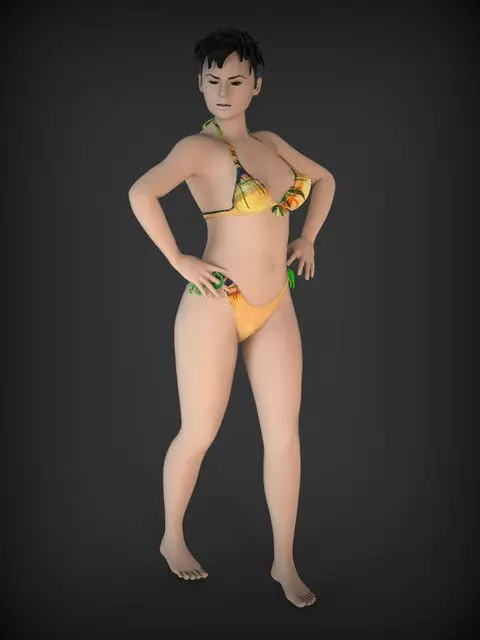 sexy girl 3D print model_0