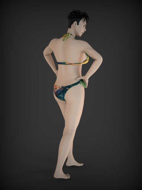 sexy girl 3D print model_2