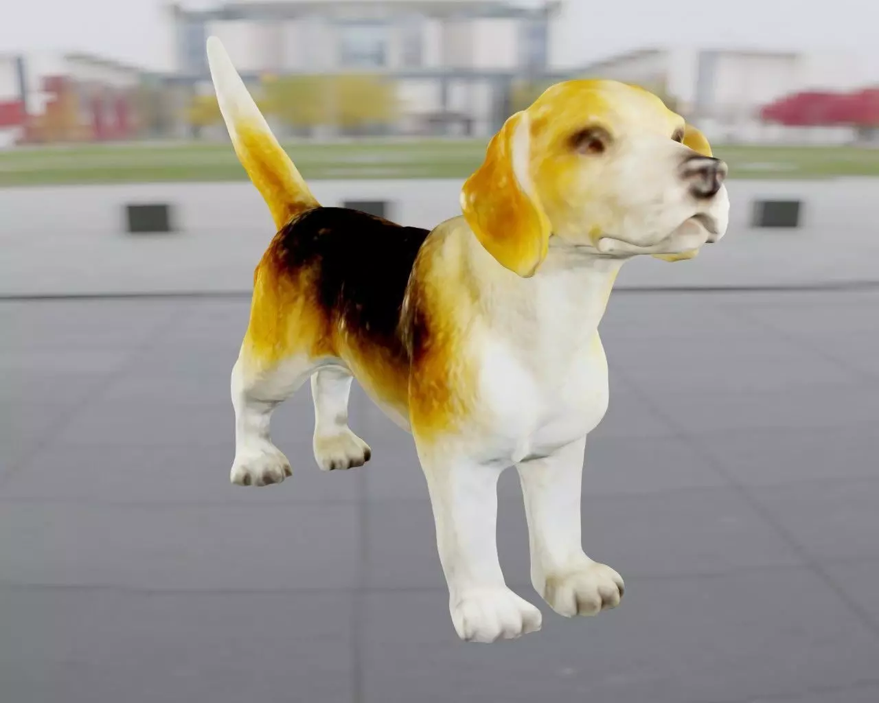 Beagle dog 3D print 3D print model