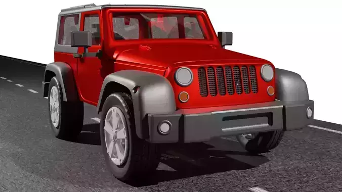 2010 Jeep wrangler 3D model