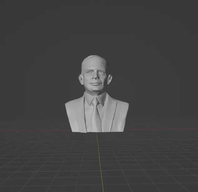 Dwight Eisenhower 3D print model_0