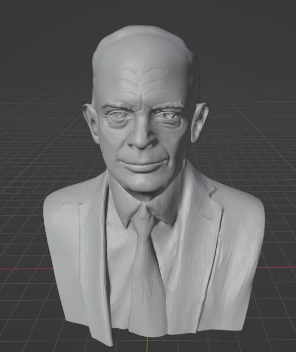 Dwight Eisenhower 3D print model_11