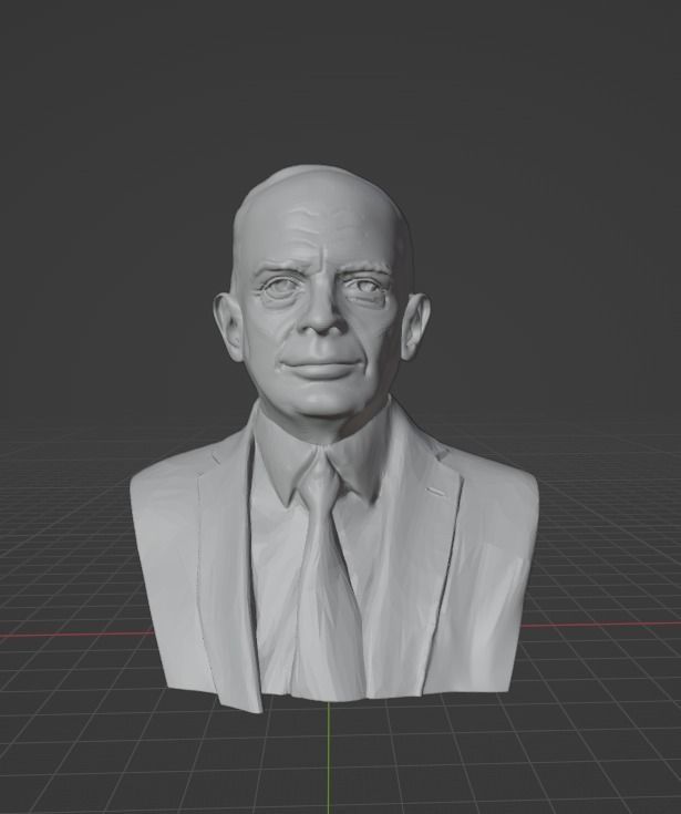 Dwight Eisenhower 3D print model_4