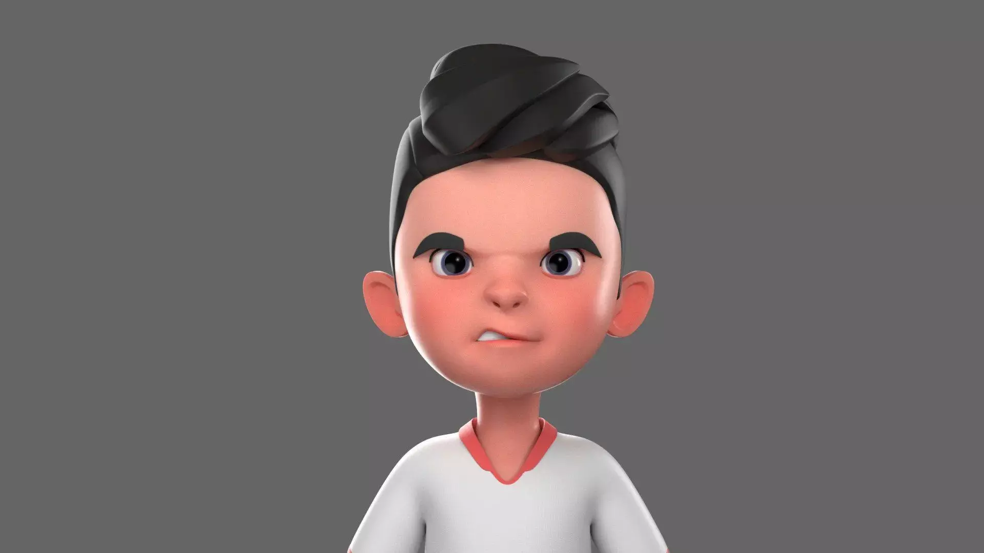 Little Arafat rigged Character 3D model